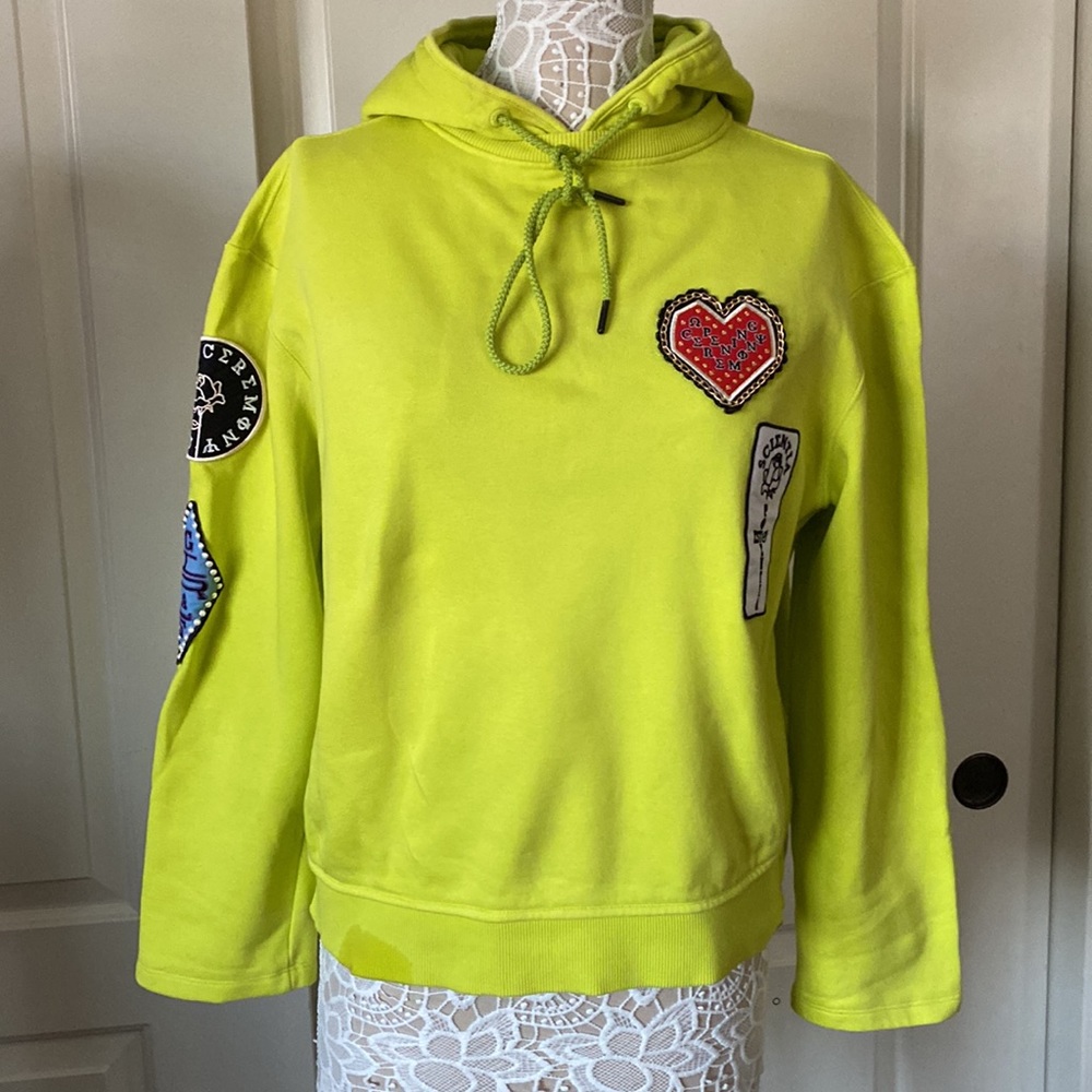 Women Opening Ceremony Sweater Sweatshirt with Hood Salat Colors Size S